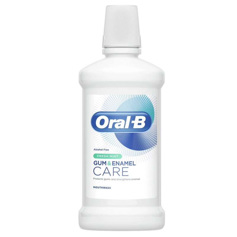 Płyn do płukania jamy ustnej ORAL-B Gum & Enamel Care Fresh Mint 500 ml (Pielęgnacja szkliwa i dziąseł)