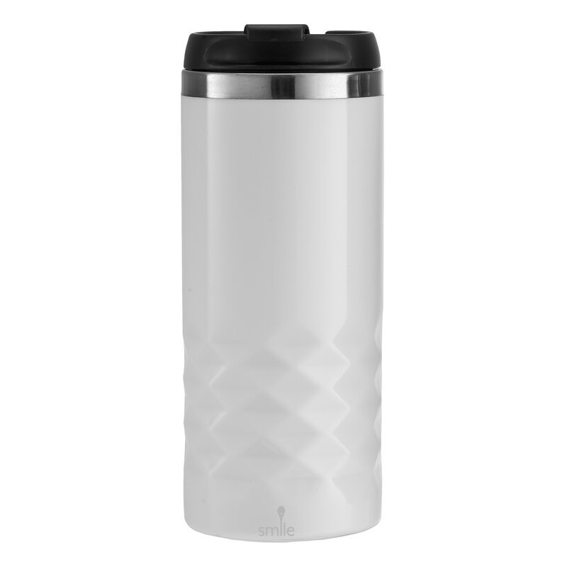 Kubek termiczny SMILE STT-18 Biały 320 ml