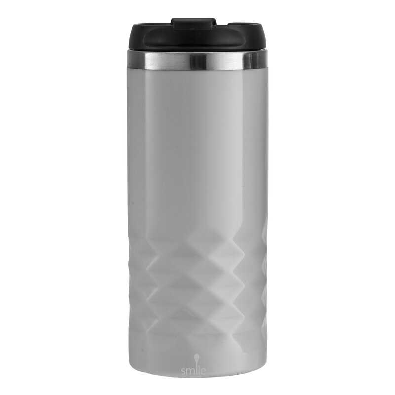Kubek termiczny SMILE STT-19 Szary 320 ml