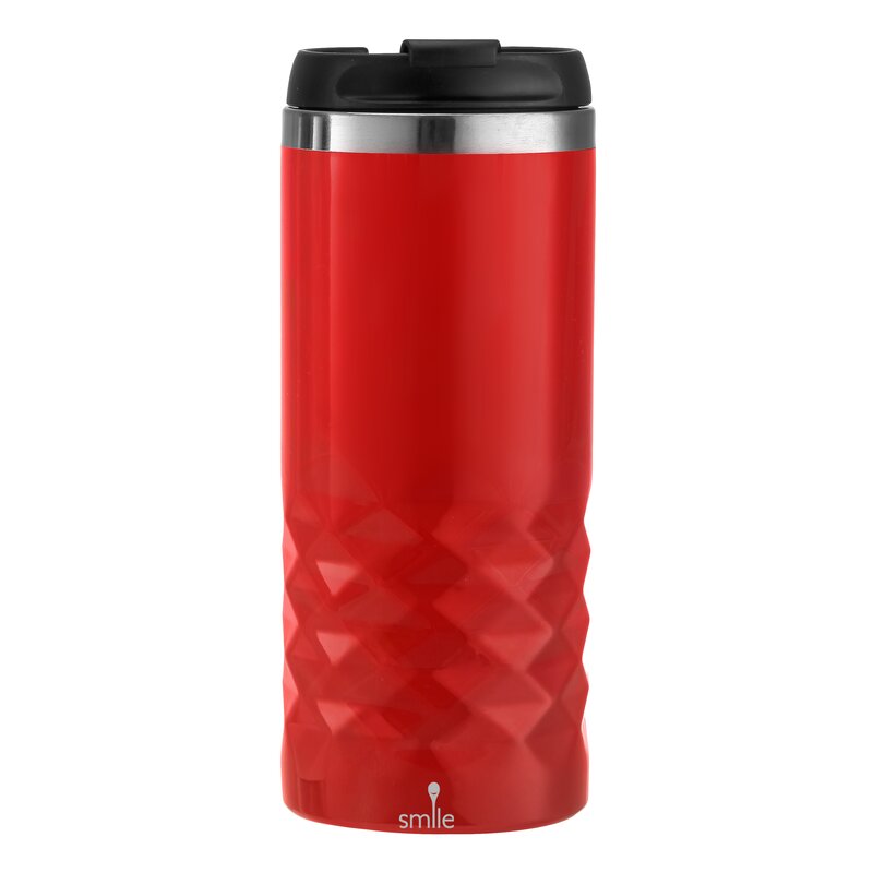Kubek termiczny SMILE STT-20 Czerwony 320 ml