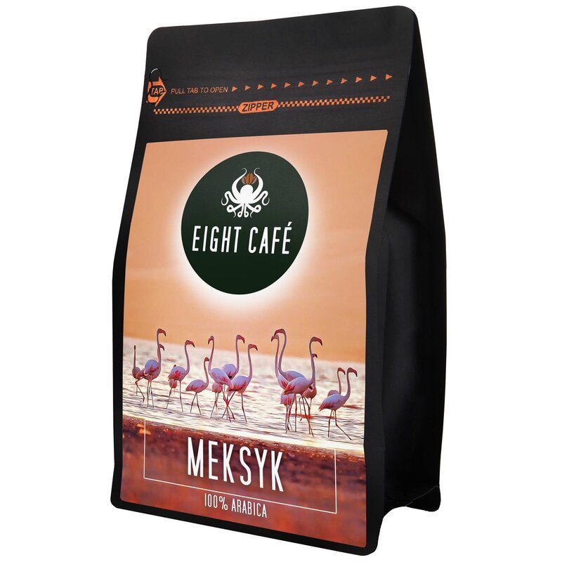 Kawa ziarnista EIGHT CAFE Arabica Meksyk 1kg (Rzemieślnicza)