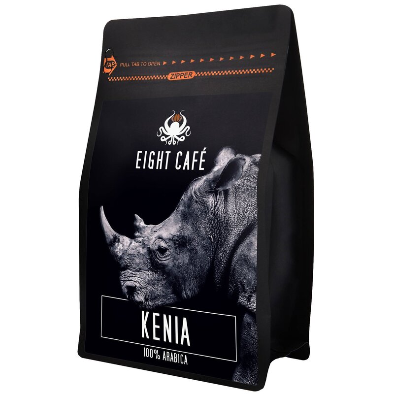 Kawa ziarnista EIGHT CAFE Arabica Kenia 1kg (Rzemieślnicza)