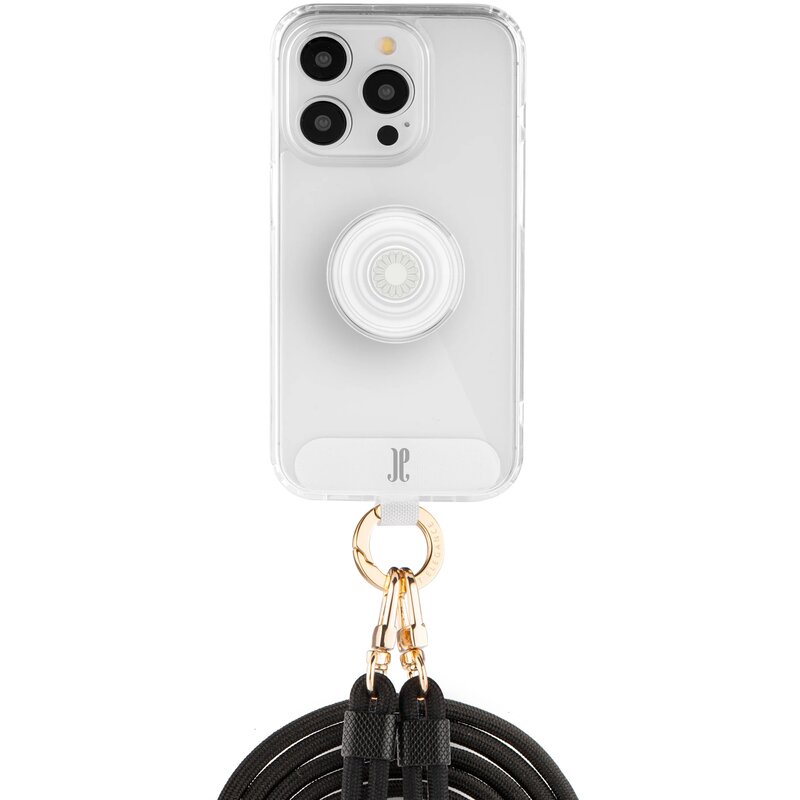 Etui JUST ELEGANCE PopGrip do Apple iPhone 15 Pro Max Przezroczysty