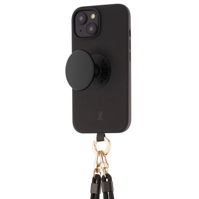 Etui JUST ELEGANCE PopGrip do Apple iPhone 15 Czarny