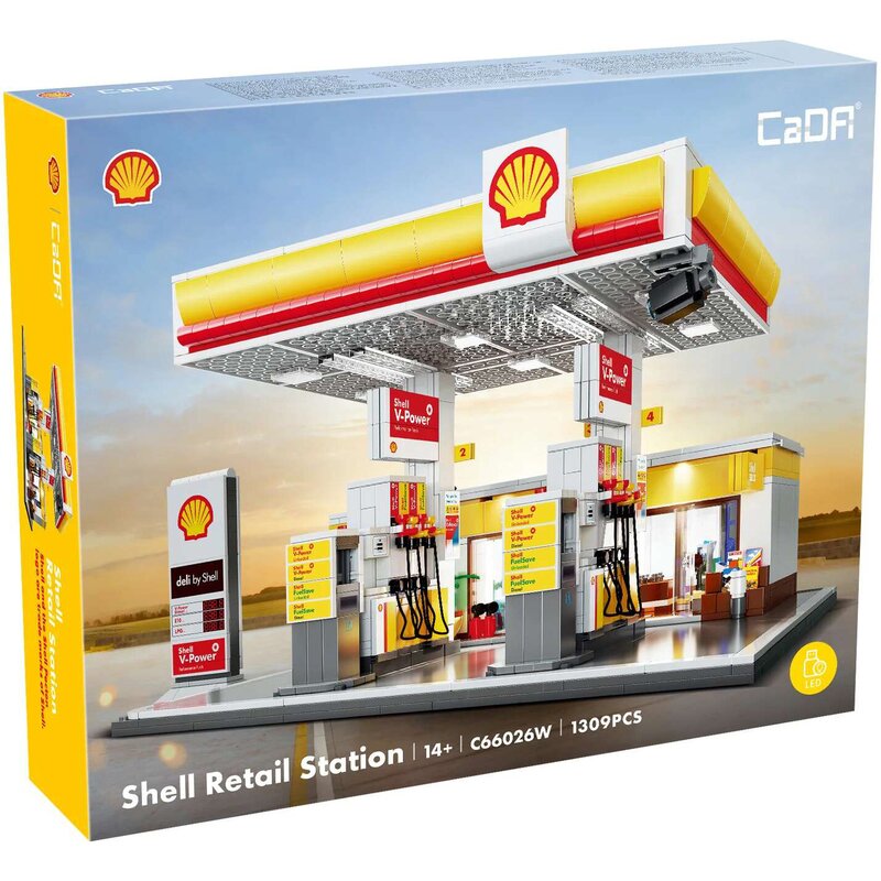 Klocki plastikowe CADA Stacja paliw Shell C66026W