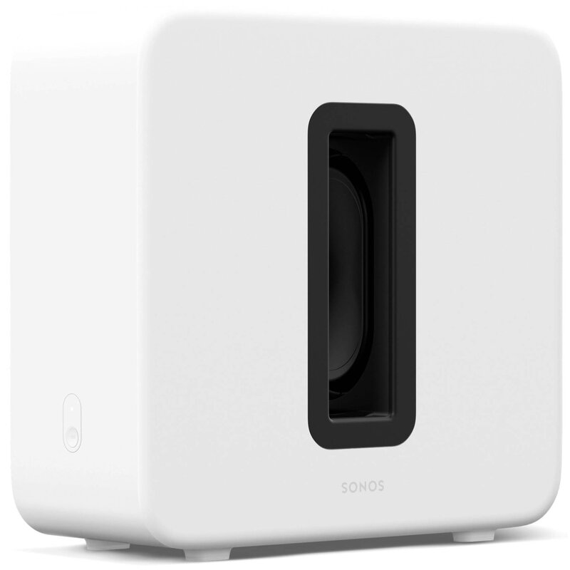 Subwoofer SONOS Sub 4 Biały, Aktywny, Bezprzewodowy, Podwójne 5x8" Przetworniki Basowe, Trueplay, Wi-Fi, Aplikacja Sonos, Korektor EQ