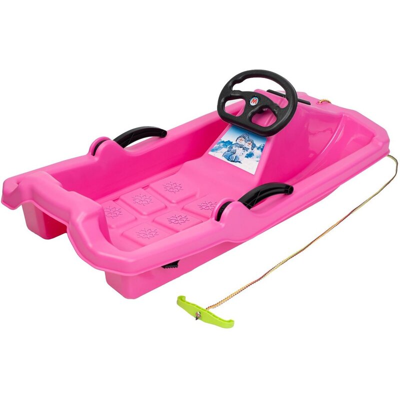 Sanki plastikowe ENERO Adaś Różowy