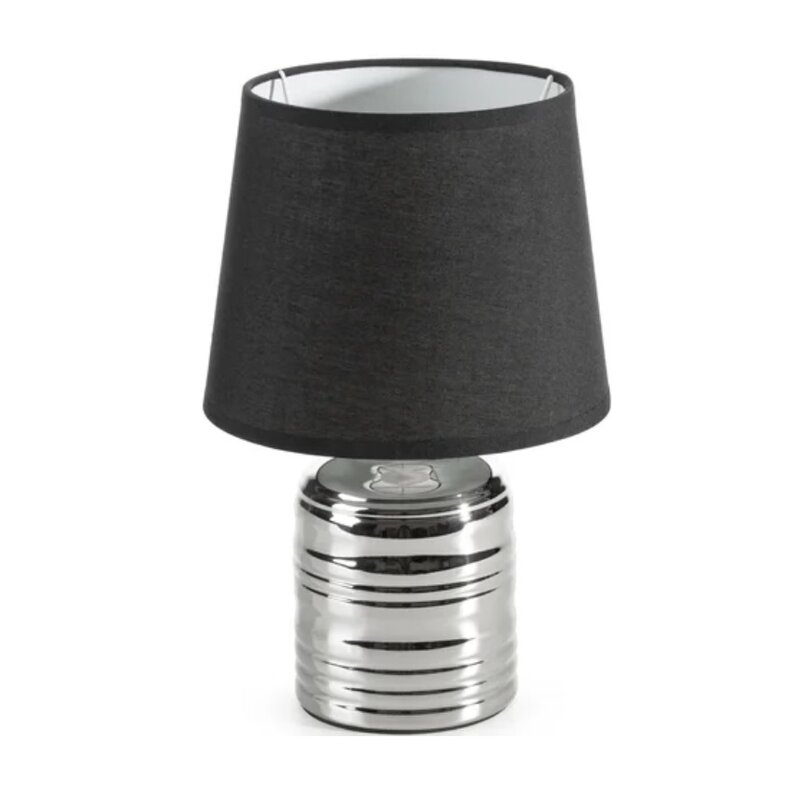 Lampka stołowa EUROFIRANY Amela 461266 Czarno-srebrny