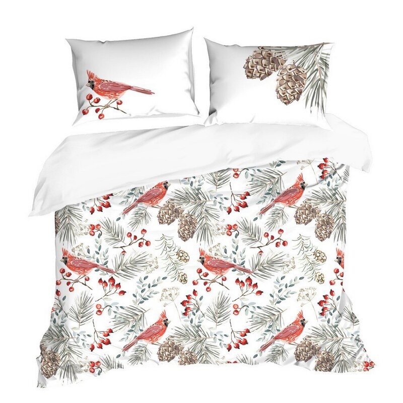 Pościel EUROFIRANY Willow 220 x 200 cm Biały