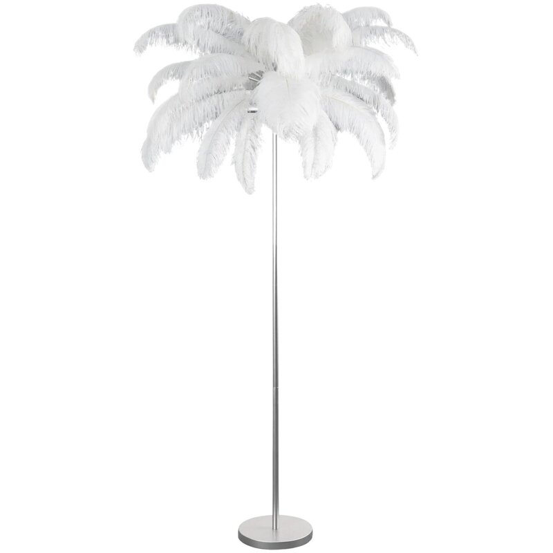 Lampa podłogowa EUROFIRANY Feri 6 464602 Srebrny wysokość 180 cm