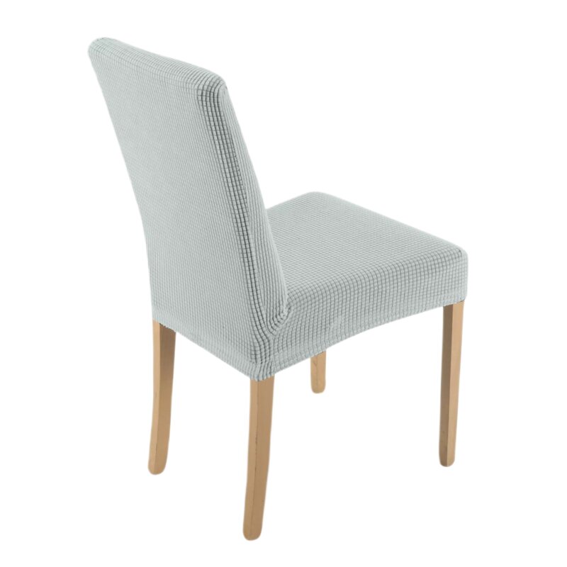 Pokrowiec na krzesło EUROFIRANY D91 457086 (35 x 30 x 55 cm) Srebrny