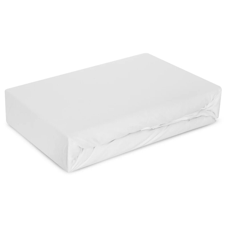 Prześcieradło EUROFIRANY Design 91 Soft z gumką 140 x 200 cm Biały