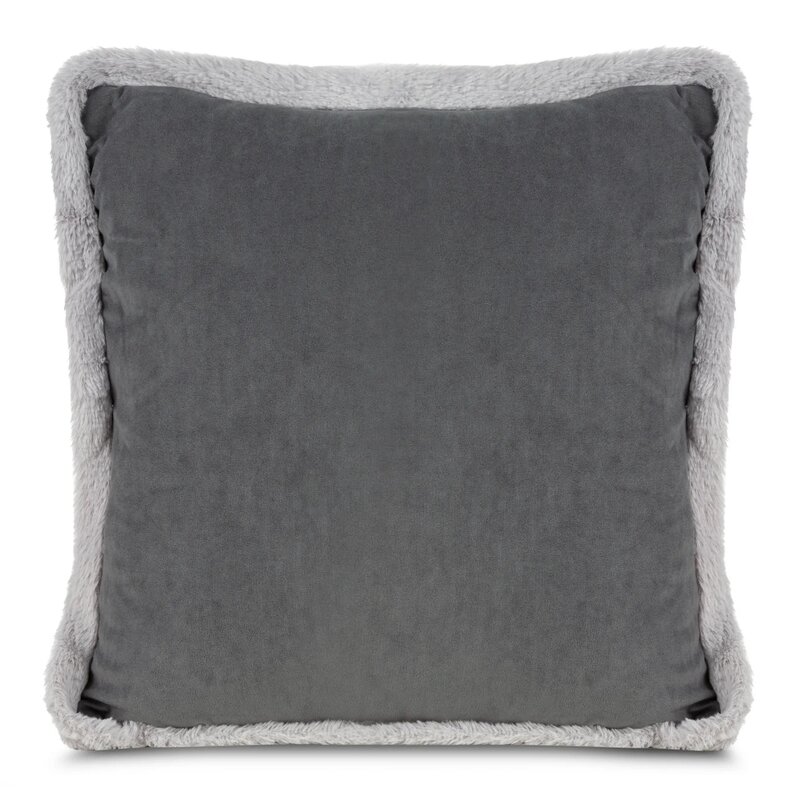 Poszewka EUROFIRANY 431237 45 x 45 cm Stalowy
