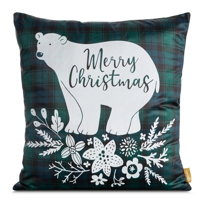 Poszewka EUROFIRANY Cherry 60 x 60 cm Zielony