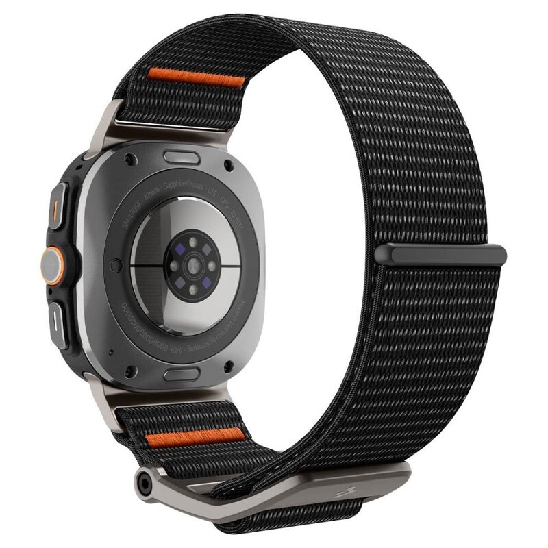 Pasek SPIGEN Durapro Flex do Samsung Galaxy Watch Ultra/2024/2025 do koperty 47 mm Czarny