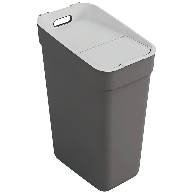 Kosz na śmieci do segregacji CURVER Ready To Collect 30L Ciemnoszary