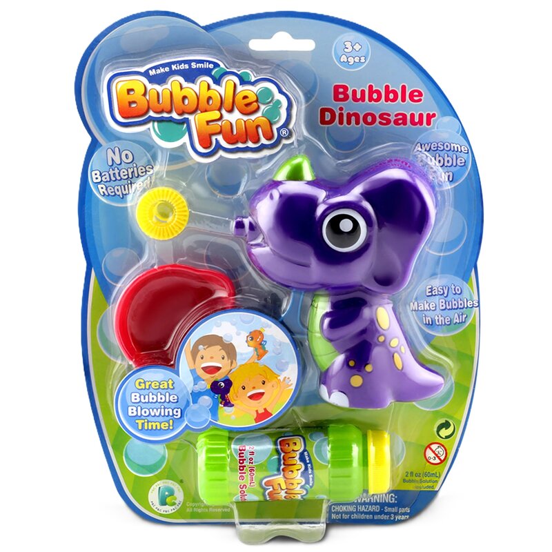 Zabawka RICOKIDS Bubble Fun Maszyna do baniek Triceratops + Płyn RK-905
