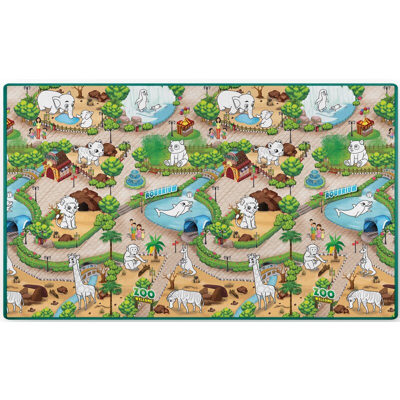 Mata piankowa RICOKIDS Zwijana RK-343 200 x 120 cm