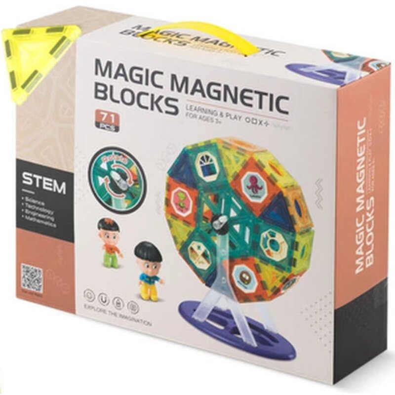 Klocki magnetyczne RICOKIDS Magic Magnetic Blocks RK-769