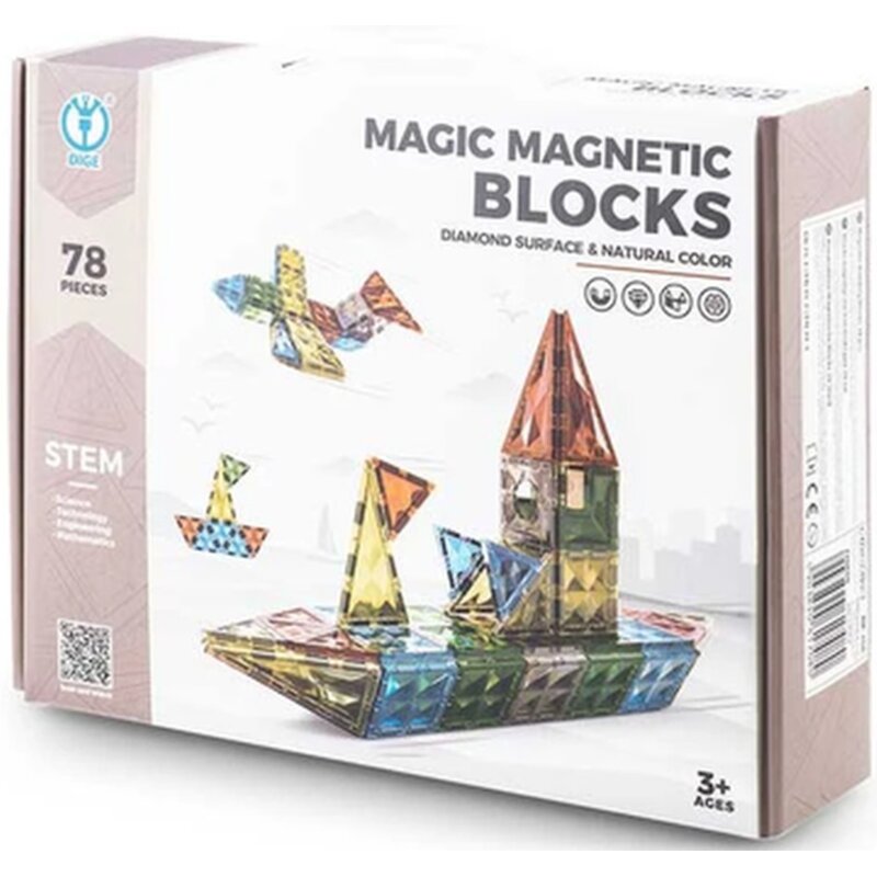 Klocki magnetyczne RICOKIDS Blocks RK-766