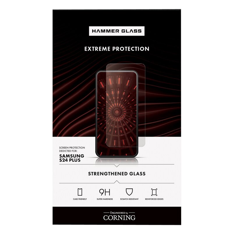 Szkło hartowane HAMMER GLASS Corning do Samsung Galaxy S24 Plus