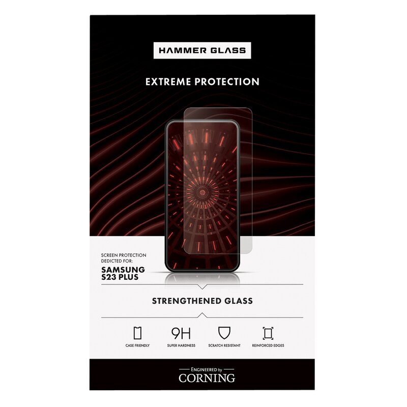 Szkło hartowane HAMMER GLASS Corning do Samsung Galaxy S23 Plus