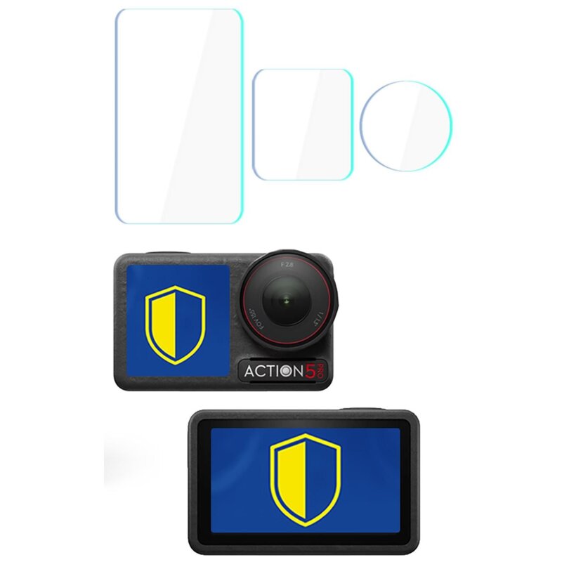 Szkło hybrydowe 3MK Cam Protection do DJI Osmo Action 5 Pro