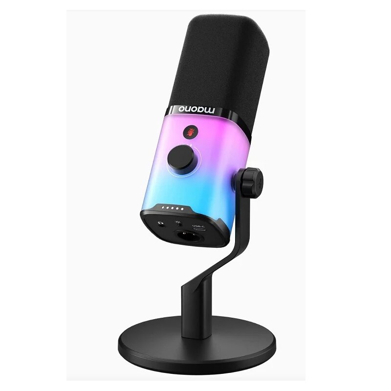 Mikrofon MAONO PD100X RGB Kardioidalny Czarny