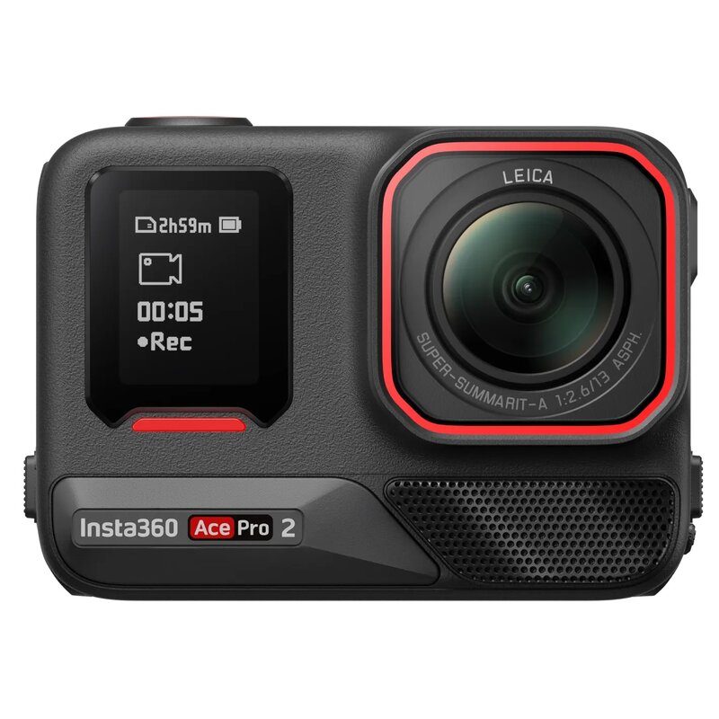 Kamera sportowa INSTA360 ACE PRO 2 Z podwójna baterią, Podwójne wsparcie AI, filmy 8K 30FPS, Wi-Fi, Bluetooth