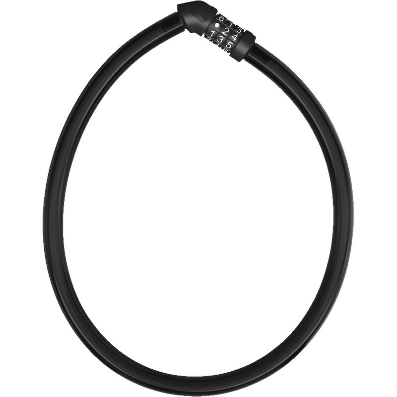 Zapięcie rowerowe ABUS 4408C/65 Linka Czarny