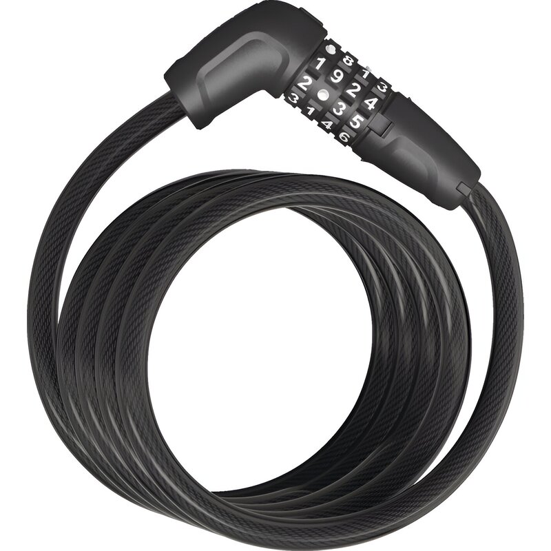 Zapiecie rowerowe ABUS Numero 5510C/180 Linka Czarny