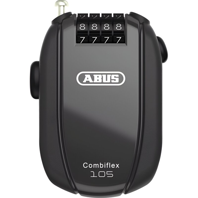 Zapięcie rowerowe ABUS Combiflex Rest 105 Linka Czarny