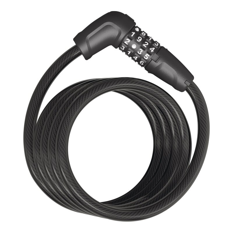 Zapięcie rowerowe ABUS Tresor 6512C/1800 Linka Czarny