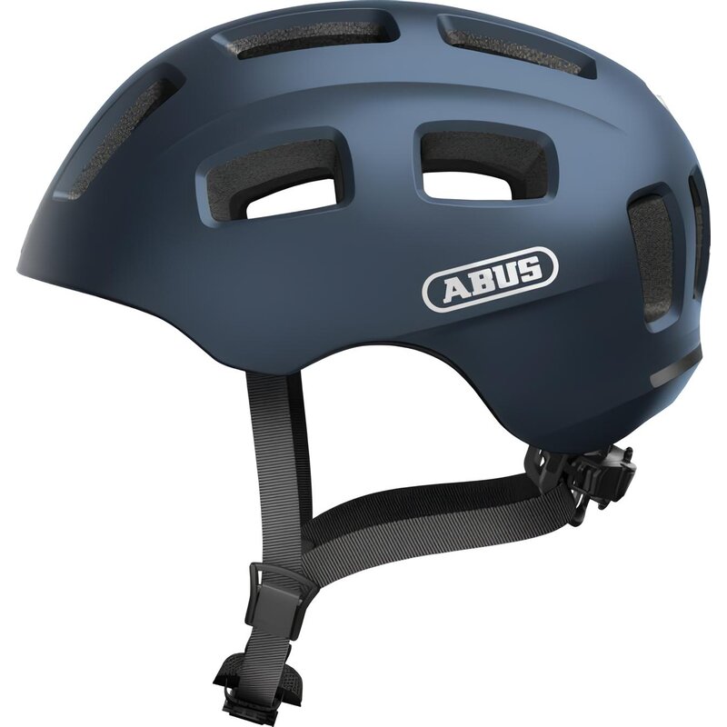 Kask rowerowy ABUS Youn-I 2.0 Niebieski dla Dzieci z lampką (rozmiar S)
