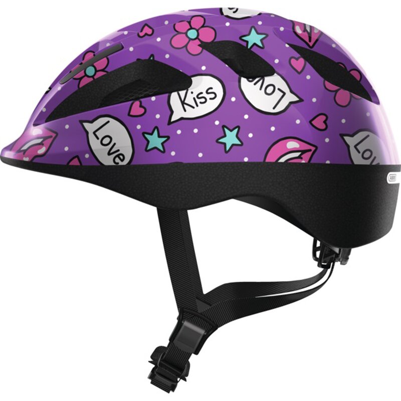 Kask rowerowy ABUS Smooty 2.0 Fioletowy dla Dzieci (rozmiar M)