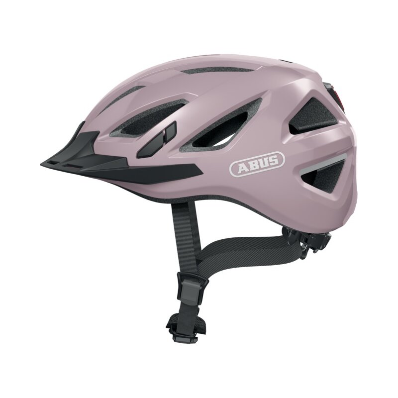 Kask rowerowy ABUS Urban-I 3.0 Jasnofioletowy Miejski z lampką (rozmiar S)