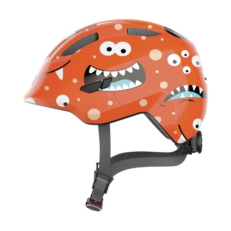 Kask rowerowy ABUS Smiley 3.0 Monster Pomarańczowy dla Dzieci (rozmiar S)