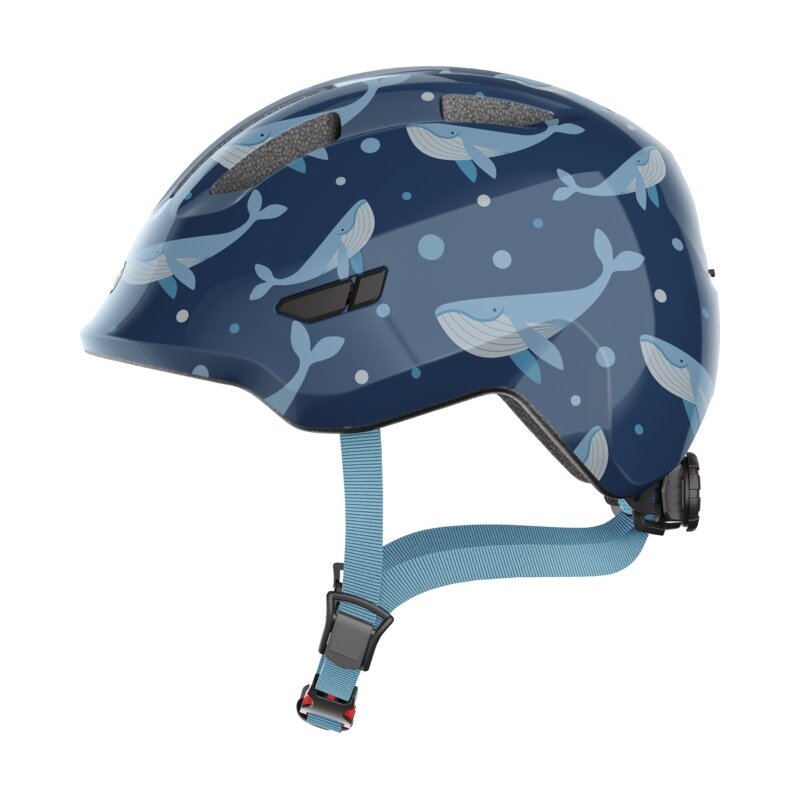Kask rowerowy ABUS Smiley 3.0 Whale Niebieski dla Dzieci (rozmiar S)
