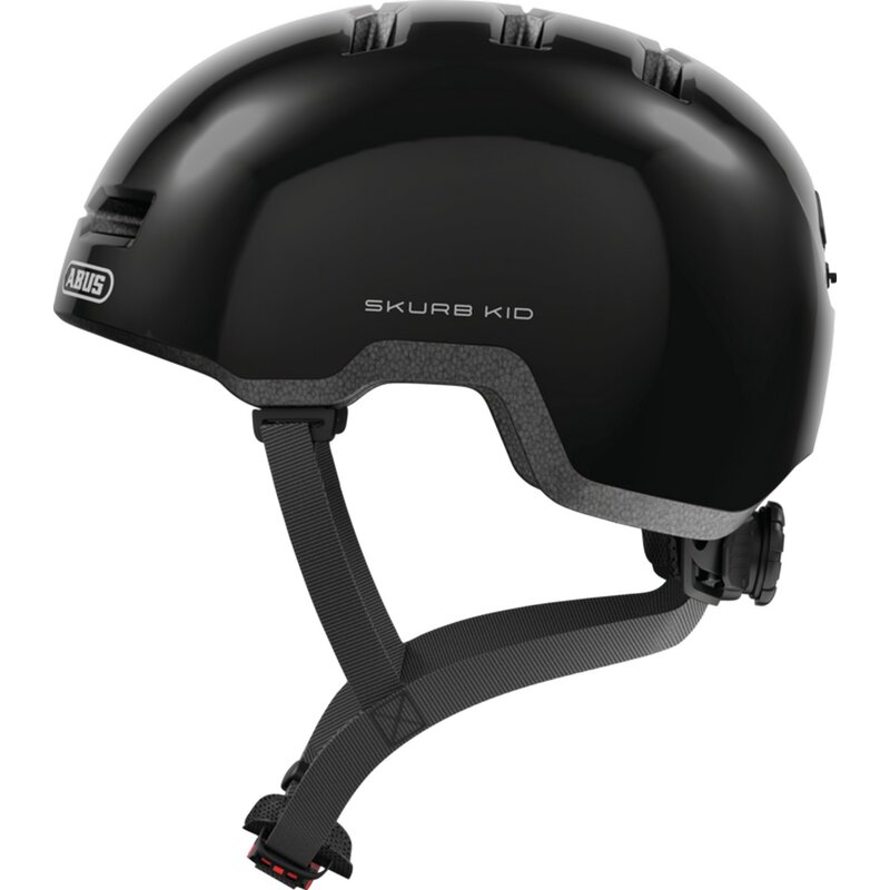 Kask ABUS Skurb Kid Shiny Czarny dla Dzieci (rozmiar M)