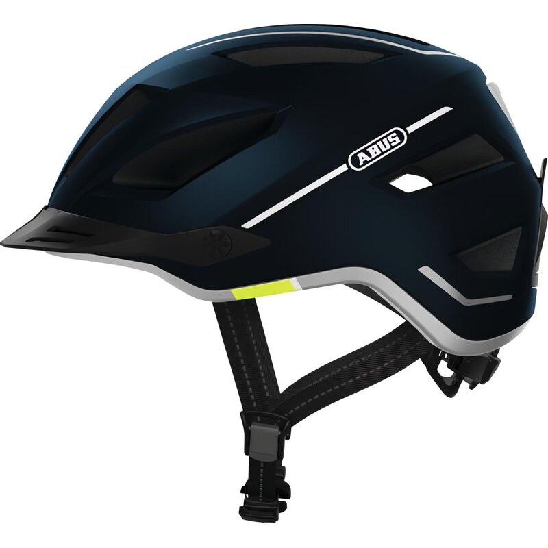 Kask rowerowy ABUS Pedelec 2.0 Ciemnoniebieski Miejski z lampką (rozmiar S)