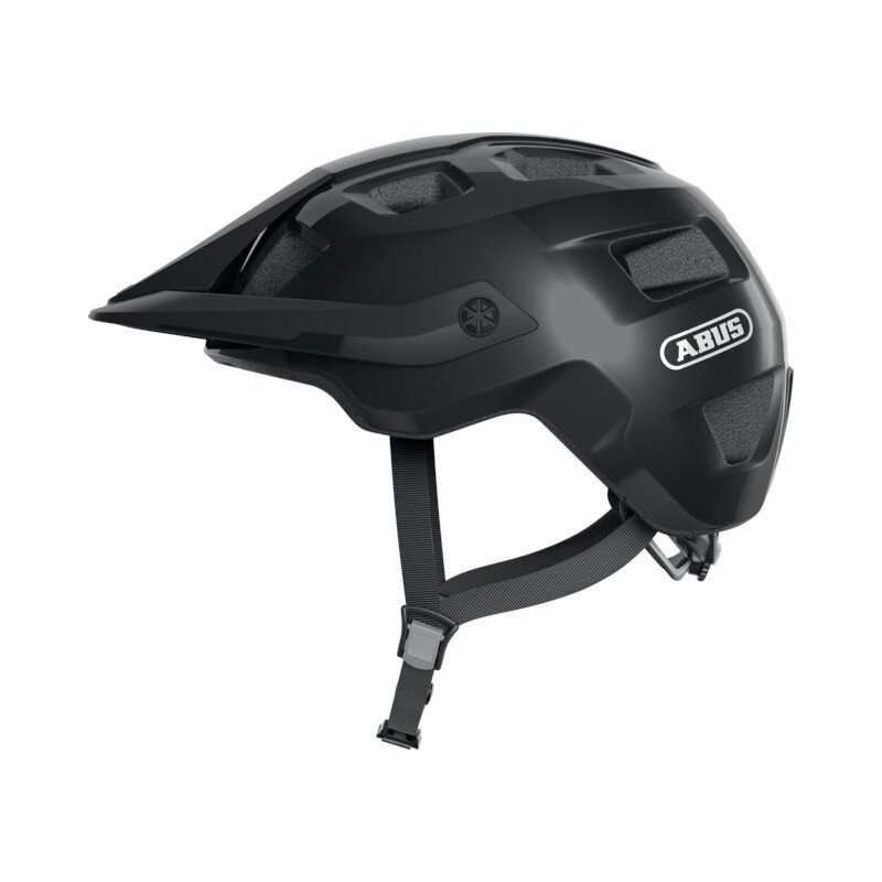 Kask rowerowy ABUS Motrip Shiny Czarny MTB (rozmiar M)