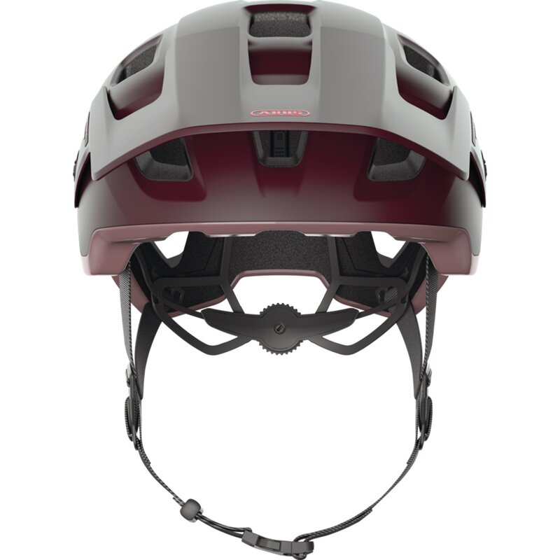 Kask rowerowy ABUS Modrop Wildberry Czerwony (rozmiar S)