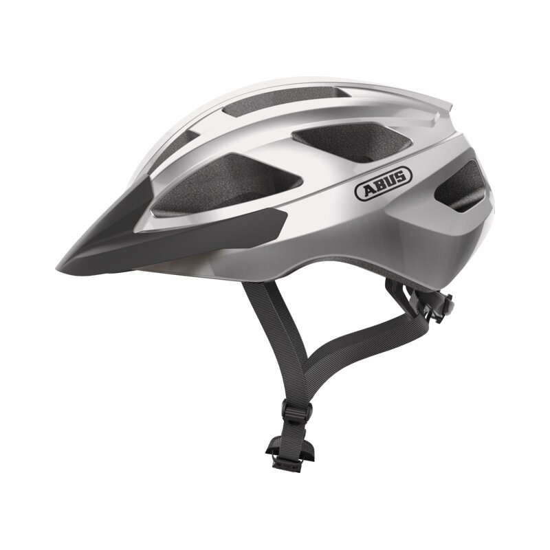 Kask rowerowy ABUS Macator Gleam Srebrny MTB (rozmiar L)