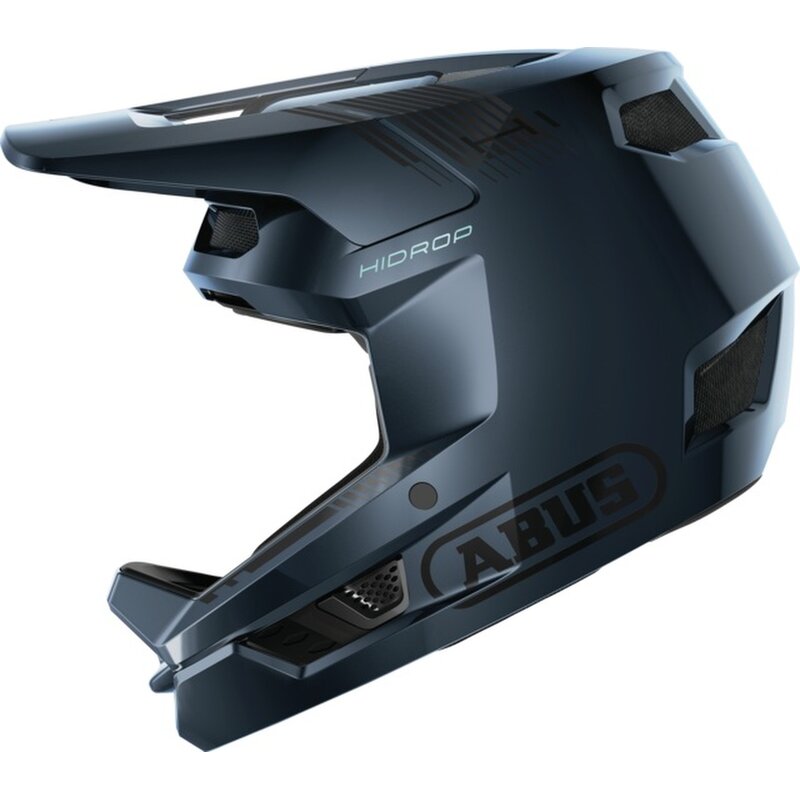 Kask rowerowy ABUS HiDrop Midnight Czarno-niebieski MTB (rozmiar XL)