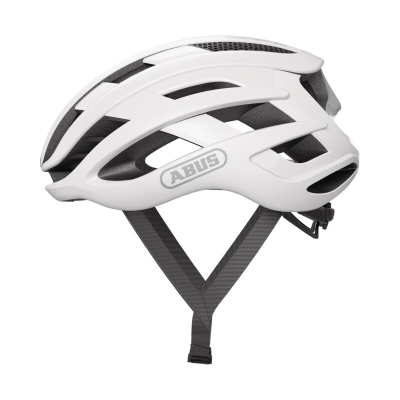 Kask rowerowy ABUS AirBreaker Polar Biały mat Szosowy (rozmiar M)