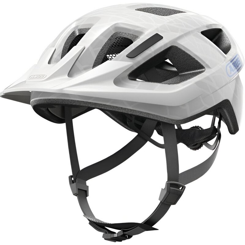 Kask rowerowy ABUS Aduro 3.0 Biały Miejski z możliwością zamontowania lampki (rozmiar L)