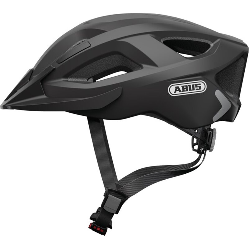Kask rowerowy ABUS Aduro 2.0 Velvet Czarny mat Szosowy z lampką (rozmiar S)