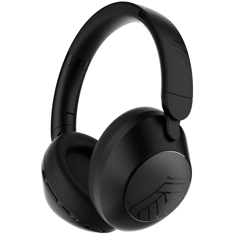 Słuchawki nauszne POWERLOCUS MoonFly ANC Czarny