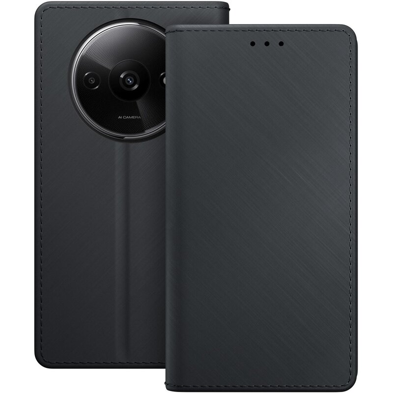 Etui 3MK Wallet Case do Xiaomi Redmi A3 Czarny