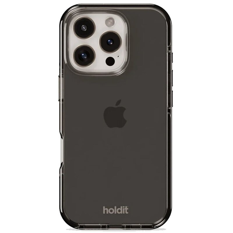 Etui HOLDIT Seethru Case do Apple iPhone 16 Pro Max Przezroczysto-czarny